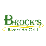 This is the restaurant logo for Brock's Riverside Grill