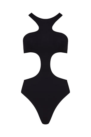 sculpting milla one piece in black compression