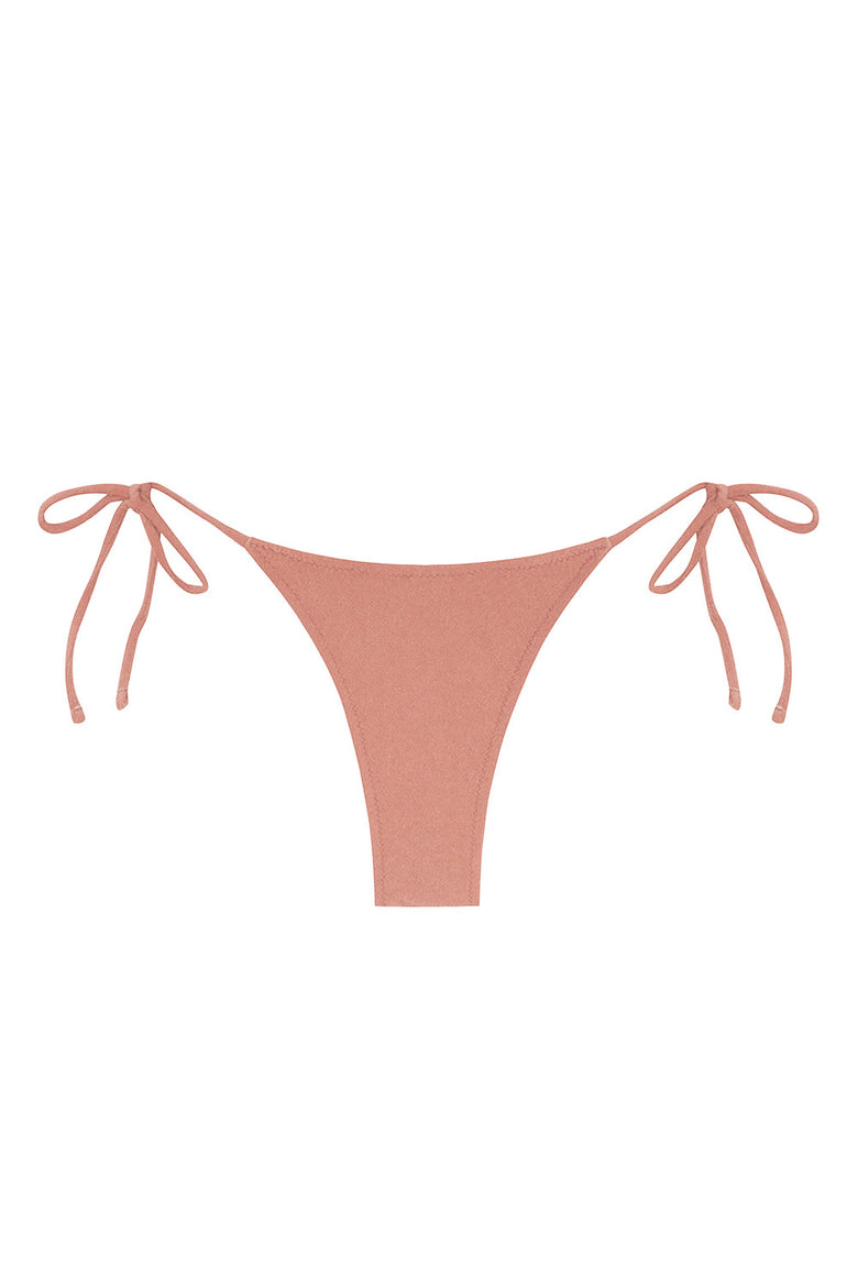 praia bottom in blush eco terry