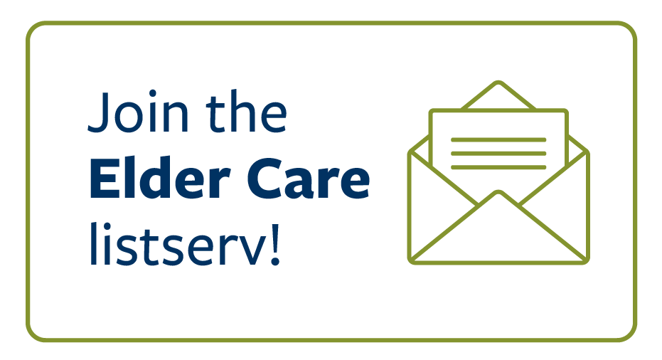 Join the elder care listserv