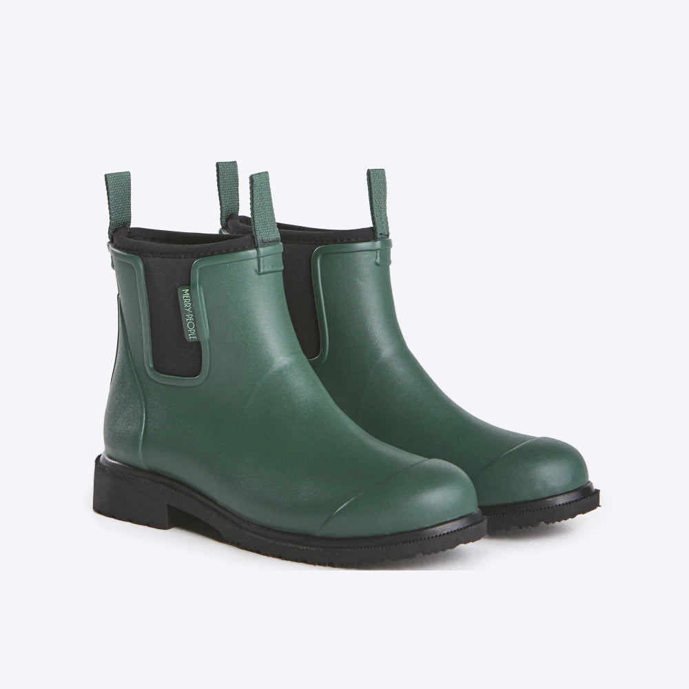 Bobbi Wellington Boot // Alpine Green & Black