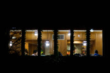 Students eat, study and hang out in the dinning room of Michigan Union.