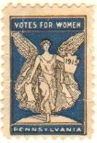 Thumbnail for File:Women's suffrage stamp, Pennsylvania 1915.jpg