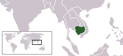 Location of Cộng hòa Khmer