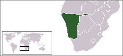 Situatione de Namibia