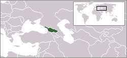 Geografisk plassering av Georgia