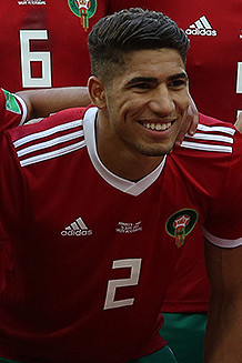 חכימי עם נבחרת מרוקו במונדיאל 2018