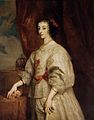 Portrait of Queen Henrietta Maria, by Anthony van Dyck