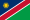 Die Nationalflagge Namibias