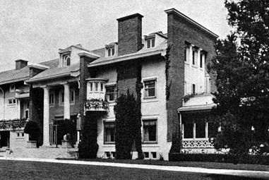 Tenuta di Harry Rubens, Glencoe, Illinois, 1903. demolita