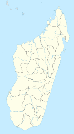 Toamasina ubicada en Madagascar