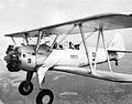 Cadet training in PT-17 Stearman