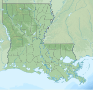 USA Louisiana relief location map.svg