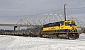 Image 33A train in Alaska transporting crude oil in March 2006 (from Rail transport)