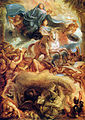 Apotheosis of Louis XIV of France, Charles Le Brun, 1677