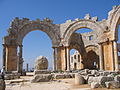 Archi a tutto sesto nella basilica di San Simeone, Siria