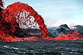 Image 56Incandescent Pahoeoe Fountain at Shield volcano, by J.D. Griggs, USGS (from Wikipedia:Featured pictures/Sciences/Geology)