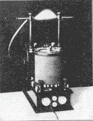 Compact coil designed by Tesla for use as an ozone generator for water treatment[20]