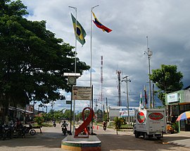 Entrada da cidade de Tabatinga