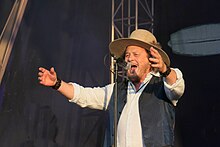 Zucchero at his 2023 World Wild Tour in Konstanz, Germany