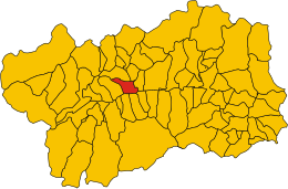 Aosta (FR) Aoste – Mappa