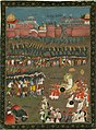 Image 16Aurangzeb during the Siege of Golconda, 1687 (from History of Hyderabad)