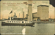 Depot Harbour elevators in 1910