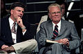 Franklin Graham rechts, in juni 1994 geboren op 14 juli 1952