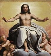 لوحة للرسام Correggio Christ in Glory, 105 x 98 cm