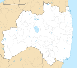 Kōriyama trên bản đồ Fukushima