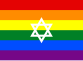 Israel Gay Jewish Pride Flag[96][97]