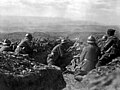 Greek soldiers during the Greco-Turkish War (1919–1922) wearing Adrian helmets