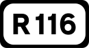 R116 road shield}}