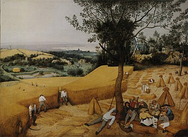 Pieter Bruegel, Żniwa, 1565, Metropolitan Museum of Art