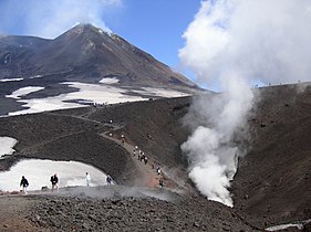 Way to the volcano