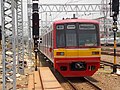 KRL eks Tokyo Metro 05 set 110F di Stasiun Manggarai, Maret 2016