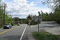 US Route 20 southbound entering Lee MA