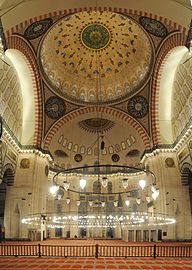 Mesquita de Suleiman (interior).