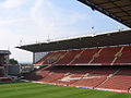 La tribune North Bank de l'Arsenal Stadium