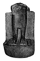 Statue assise de la Divine adoratrice d'Amon, Amenardis Ire, fille du pharaon Kachta et de la reine Pabatjma. Musée égyptien du Caire (CG 42198)