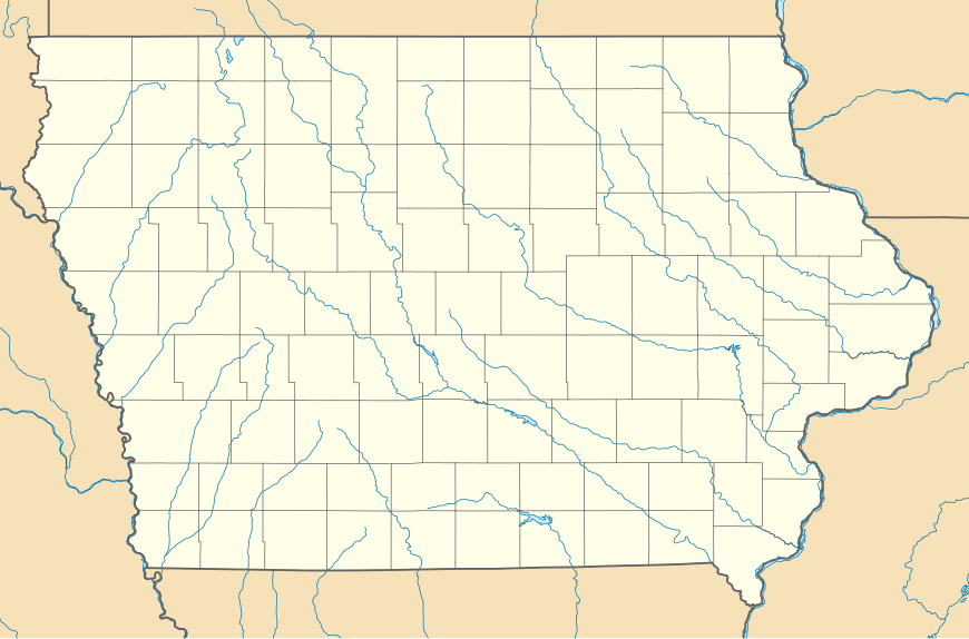List of intercity bus stops in Iowa is located in Iowa