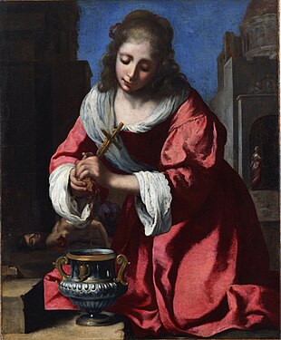 Sainte Praxède, 1655, Tokyo, musée national de l'Art occidental.