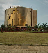 Afriland First Bank headquarters in Malabo.