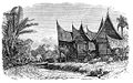 Chief's House and Rice-shed in a Sumatran Village, The Malay Archipelago