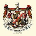 Image 30The historical coat of arms of Maryland in 1876 (from Maryland)