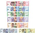 Image 5Many currencies, such as the Indonesian rupiah, vary the sizes of their banknotes by denomination. This is done so that they may be told apart through touch alone. (from Banknote)