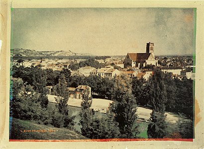 Agen in 1877 at Subtractive color, by Louis Arthur Ducos du Hauron