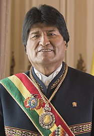 Evo Morales 1.(2006-2010) 2.(2010-2015) 3.(2015-2019)