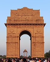 Porte de l'Inde à New Delhi (Inde).