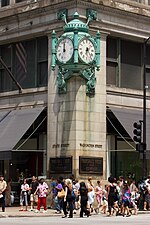 Thumbnail for File:Marshall Field and Company Clock Chicago June 30, 2012-125.jpg